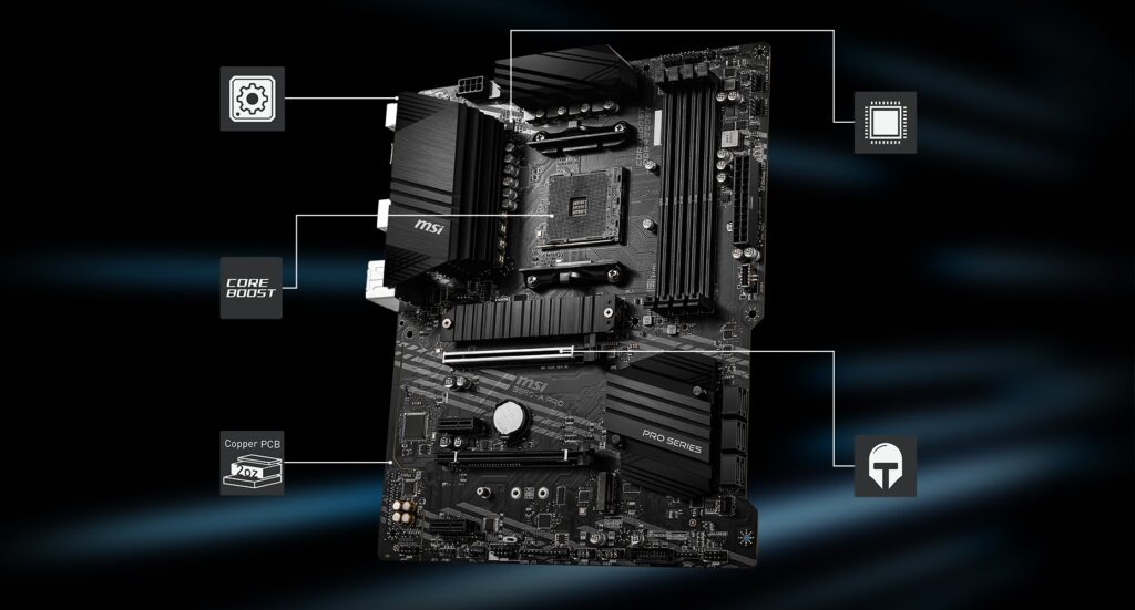 MSI b550-A PRO Motherboard: Best Mother board For Gaming